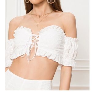 Lilly Eyelet Top